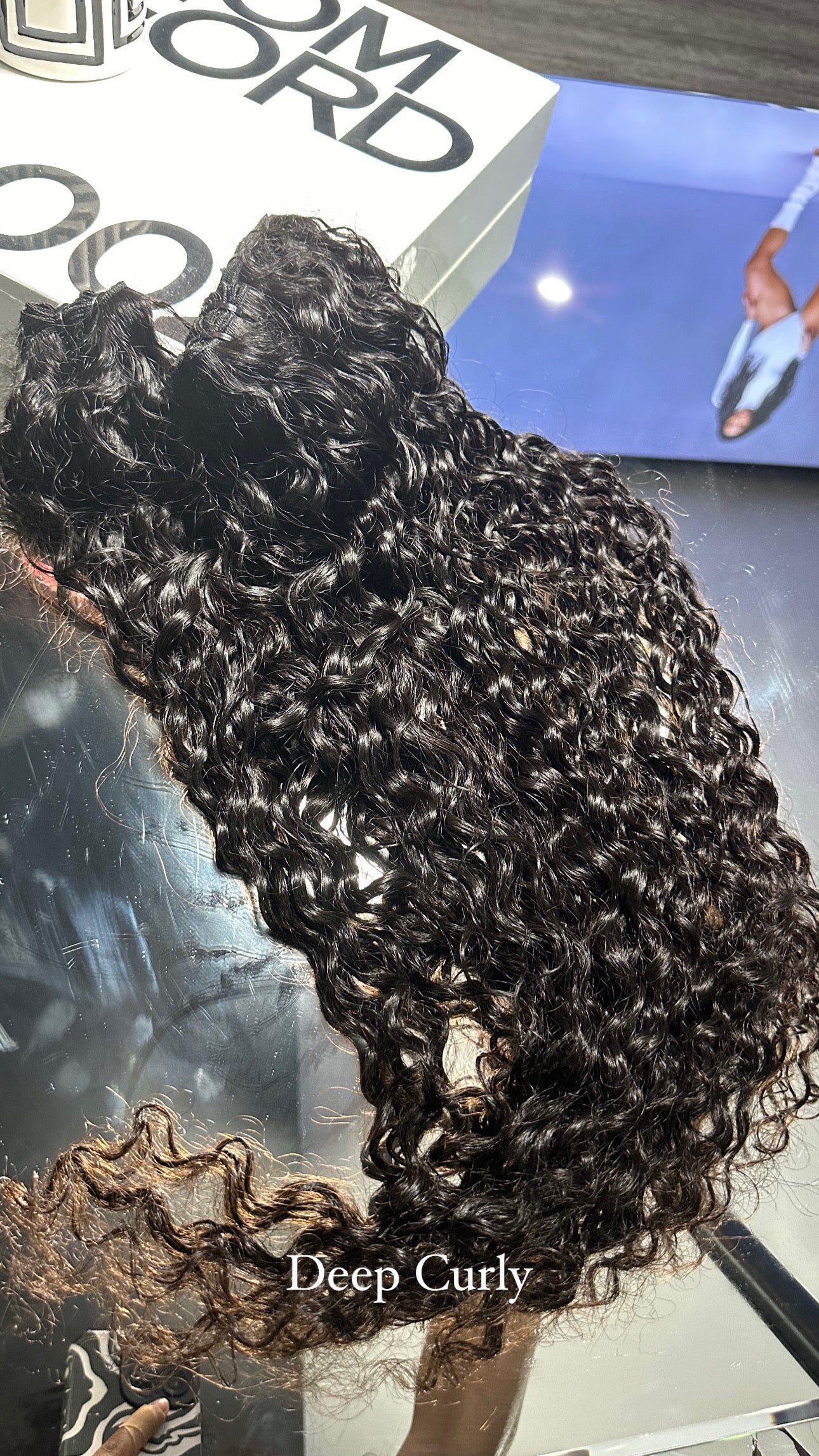 Raw Indian Curly Bundles