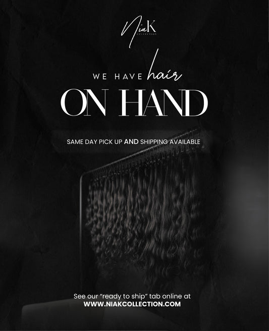 Raw Indian Ready To Ship / Hair On Hand